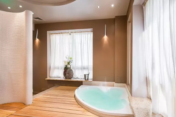 Зона джакузи в кабинете SPA-программ Зона джакузи в кабинете SPA-программ