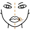 ПОДНЯТЬ<br>
уголки рта