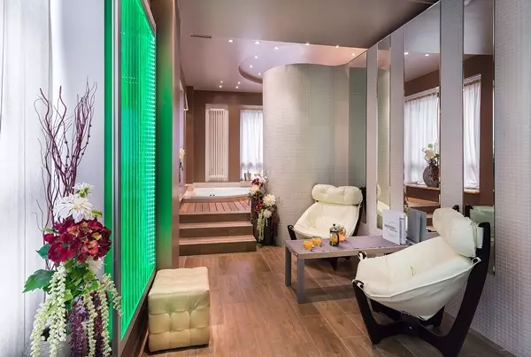 Зона отдыха в кабинете SPA-программ Зона отдыха в кабинете SPA-программ