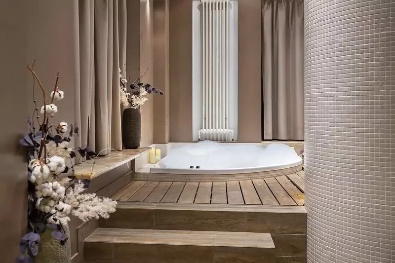 Джакузи в SPA-сьюте с баней Джакузи в SPA-сьюте с баней